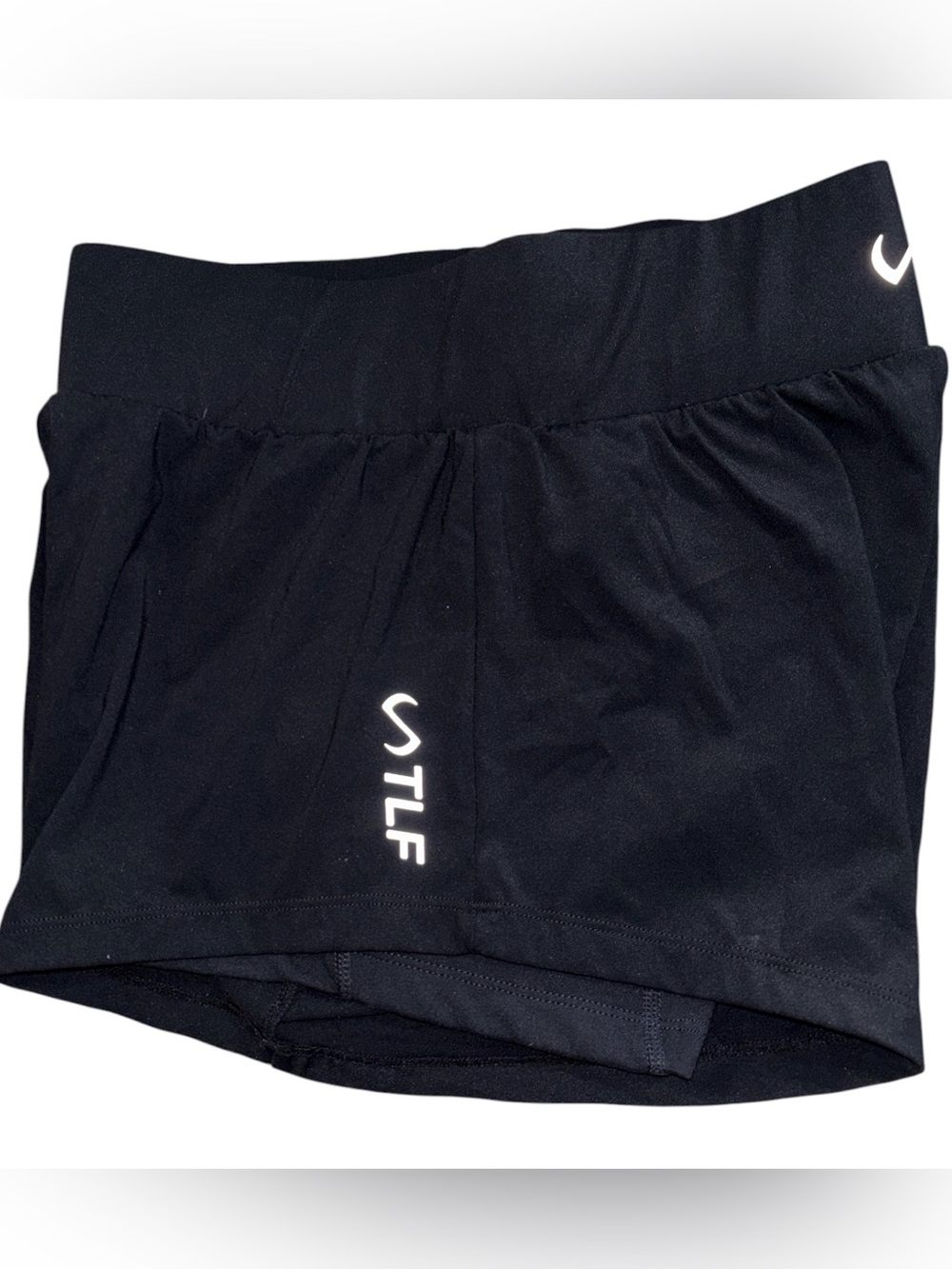 TLF Black Athletic Shorts with Built-in Liner